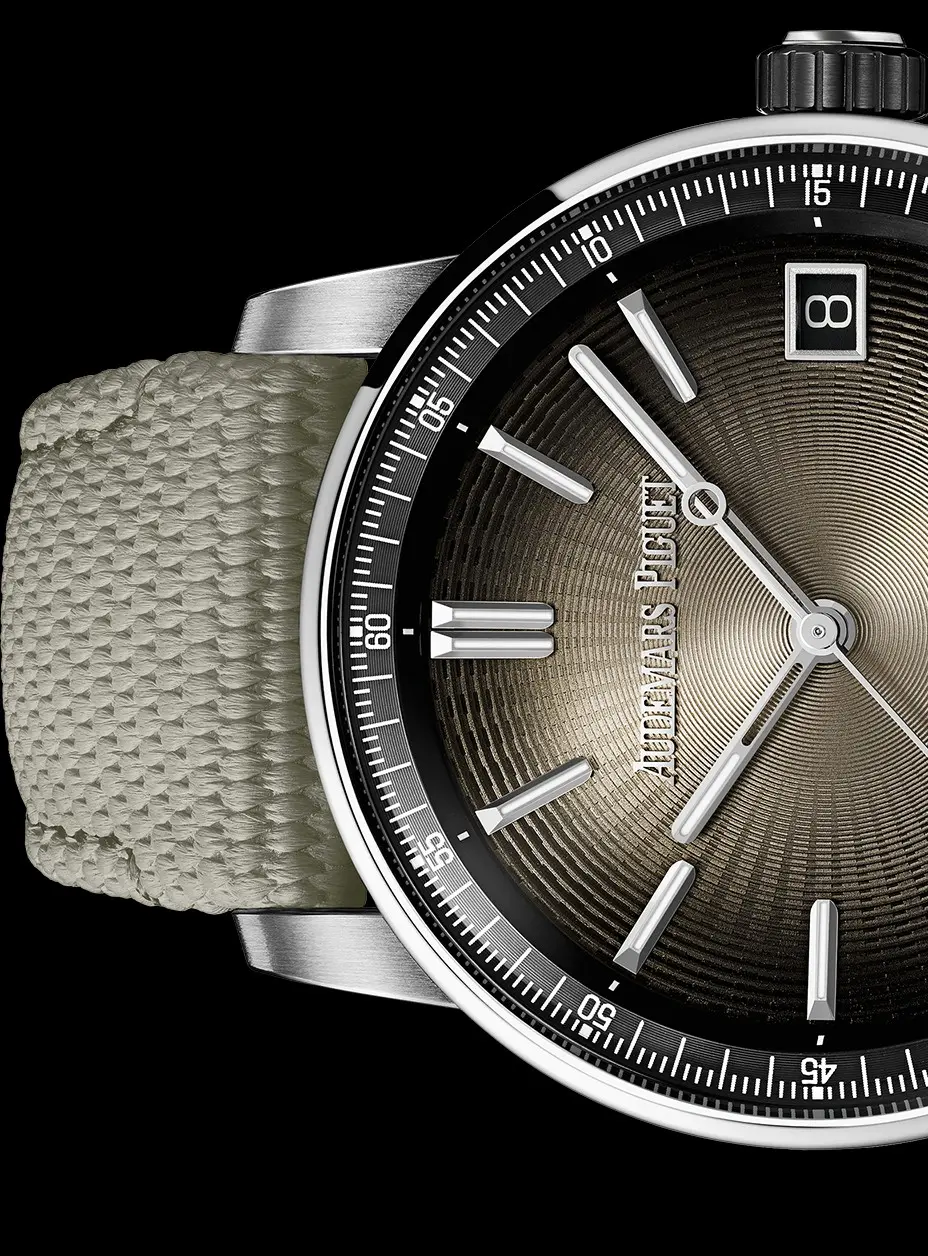 SmoothTexture 8F Factory Audemars Piguet CODE 11.59 Smoke Dial Super Clone Watch Replica 5345